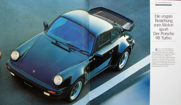 Porsche Modelprogram 1985 Carbrochure (10120)